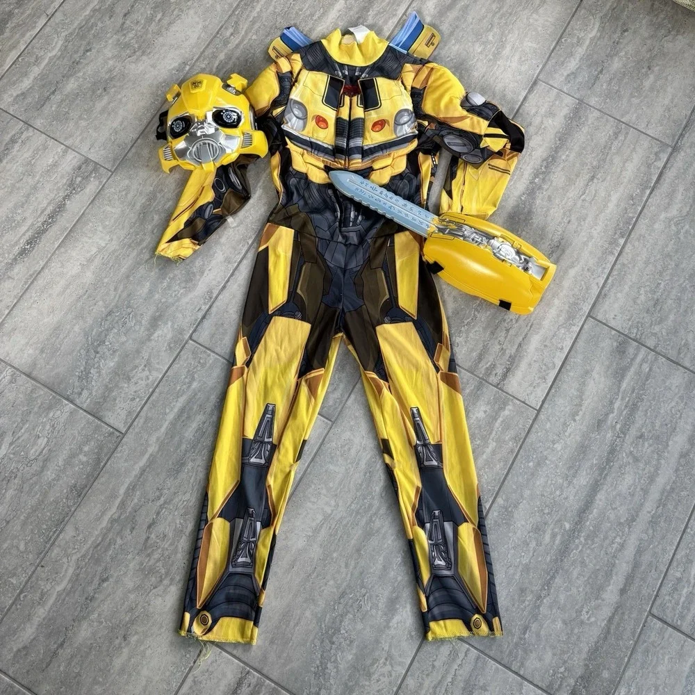 Transformers Rise of the Beasts Kid's Bumblebee Costume Size Medium 8